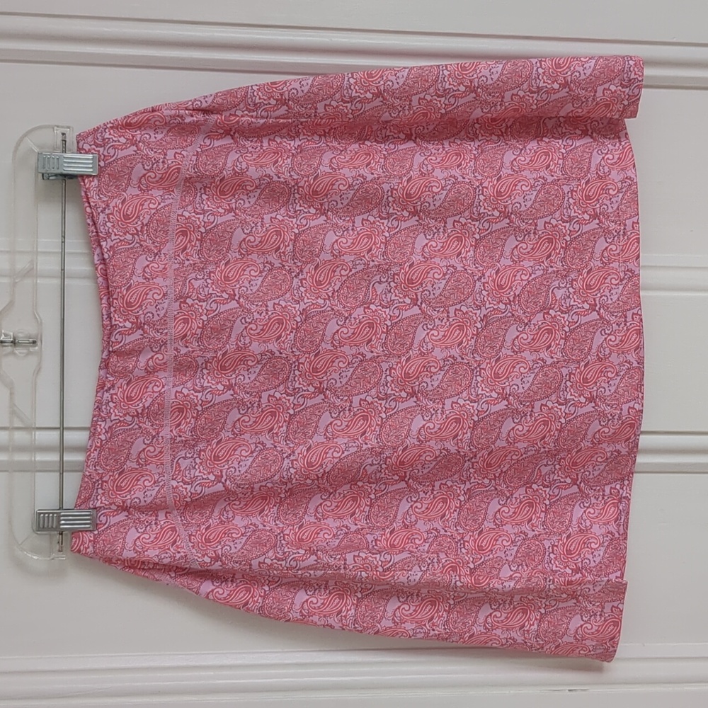 Medium Pink and Purple Paisley Activewear Skort Golf Slimour Sears
